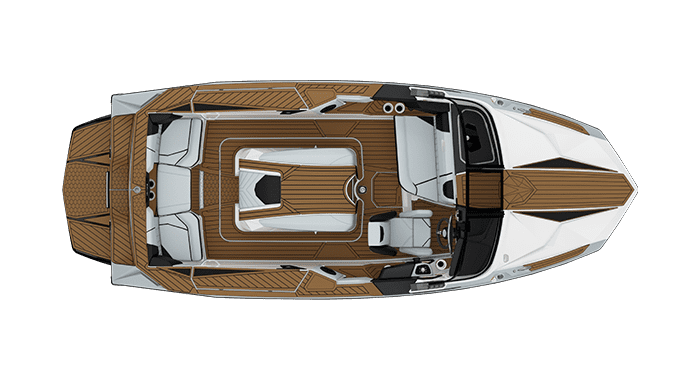 Ski Nautique Overhead View