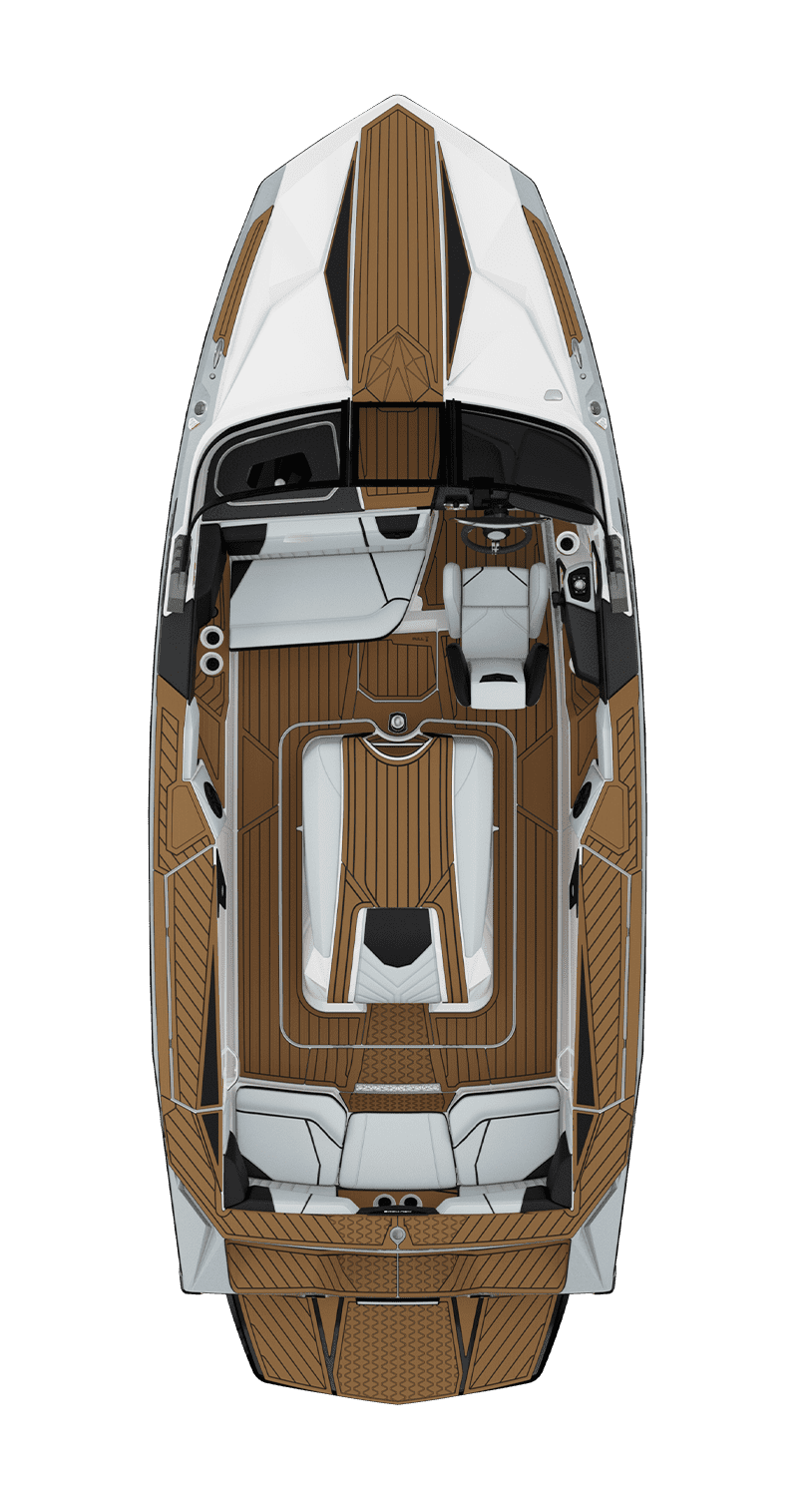 Ski Nautique Overhead View