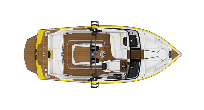 Ski Nautique 200 Overhead View