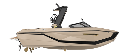 Super Air Nautique G23 with soundwaves