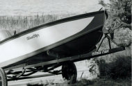 Boat on trailer