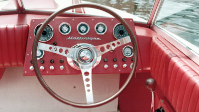 Boat steering wheel