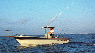 Fish Nautique boat on water