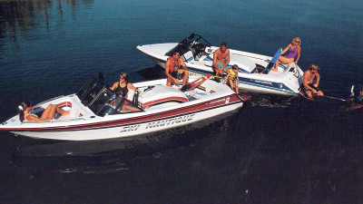 Two boats in water